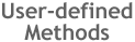User-defined methods